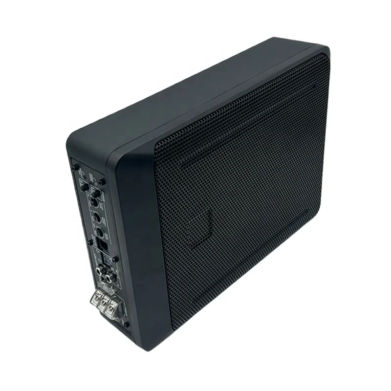 Aluminium Alloy Good Sound 6X9 Inch Active Under Seat Vehicle Subwoofer High Power 12V Thin Car Subwoofer