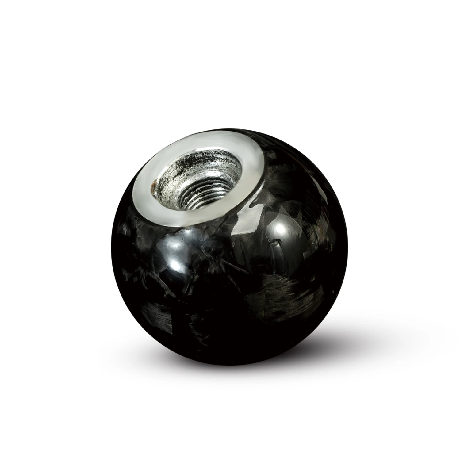 OEM Shaped Spherical Forged Carbon Fiber Weighted Shift Knobs Universal Car Carbon Fiber Gear Shift Lever Knob for sale