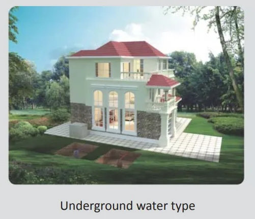 High quality 10 kw water cooled water chiller geothermal Heat Pump