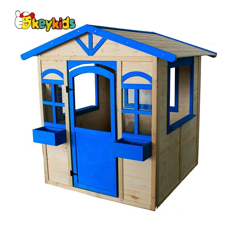 2021 Backyard large outdoor wooden playhouse for kids W01D086 (1600198325093)