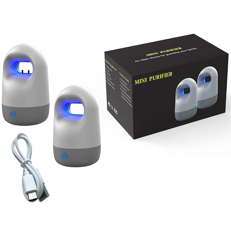 New Arrivals 2022 Best Charging Home Office Filter Portable Chargeable Mini Car Air Purifier With Usb