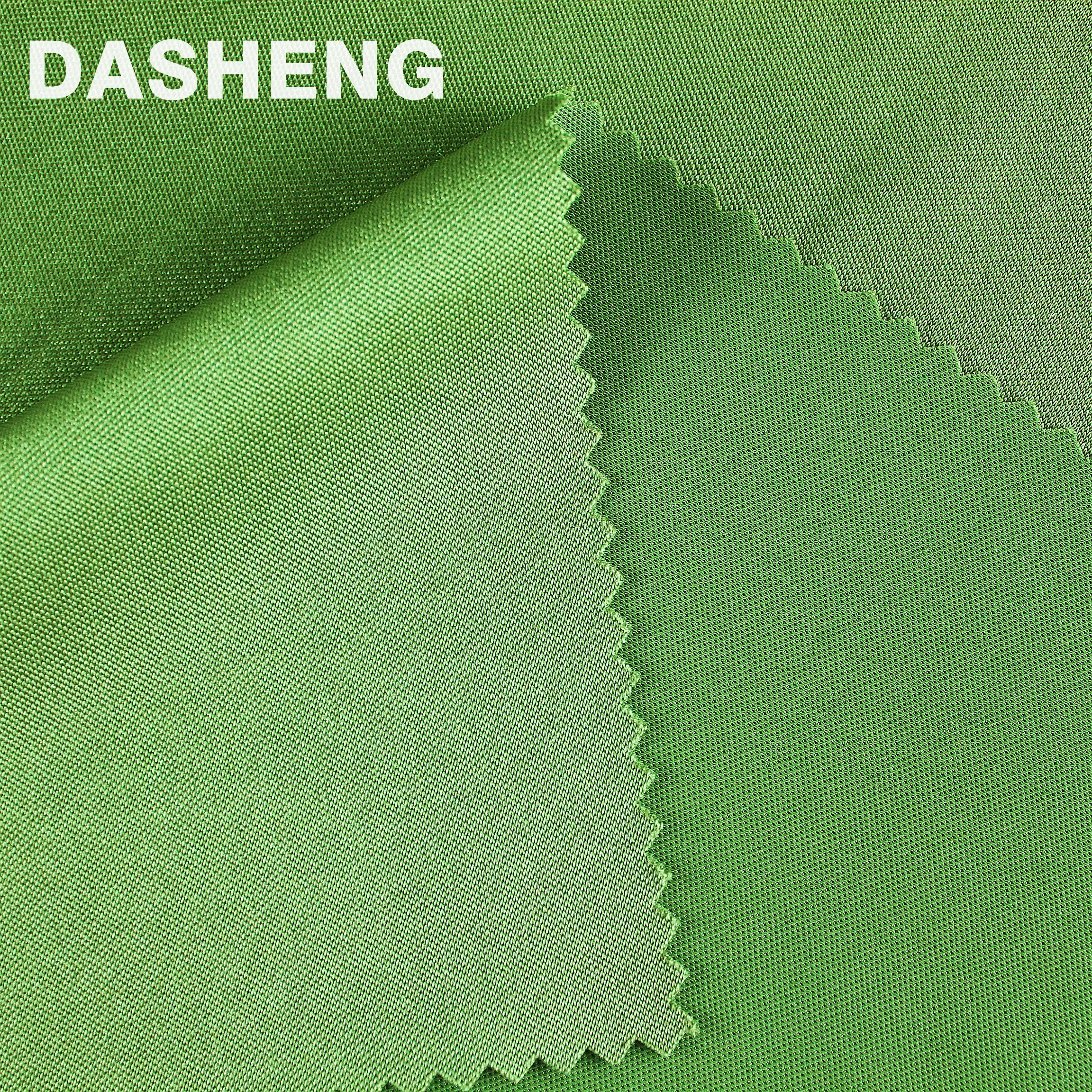 Manufacture Wholesale Fashion Shining 92%polyester 8%spandex knitted Satin Fabric for clothing dresses/pants/tops