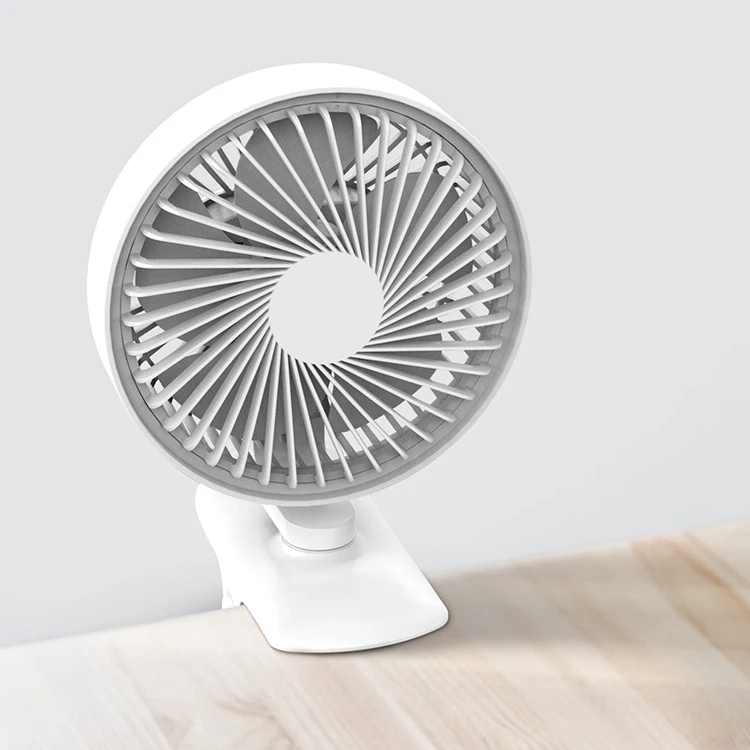 
2021 New 360 Rotatable Oscillating Mini Fan Portable Small 6 Inch Clip On Table Fan With Led Light 
