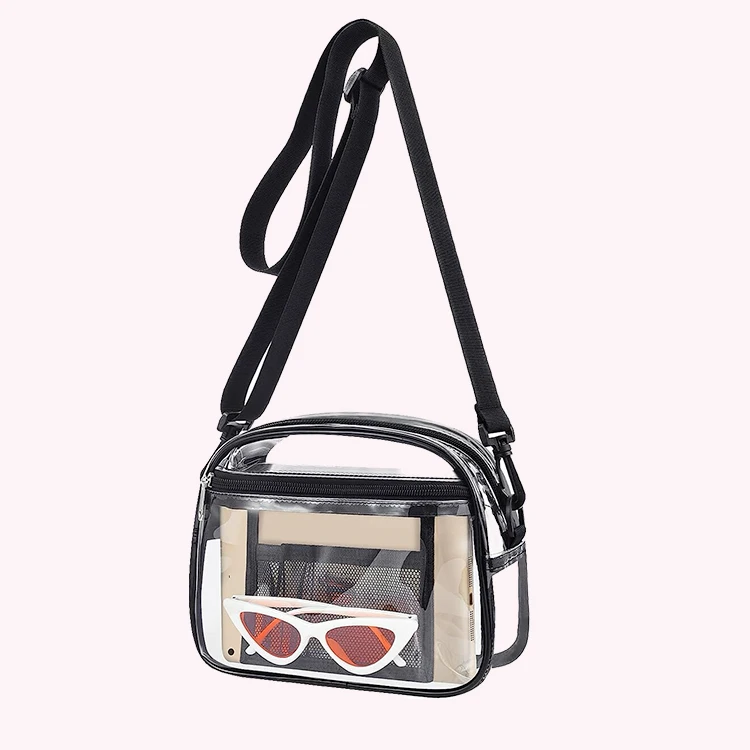 End-to-end Support Clear Jelly Purse, Stadium Quick Access Purse For Basketball Events