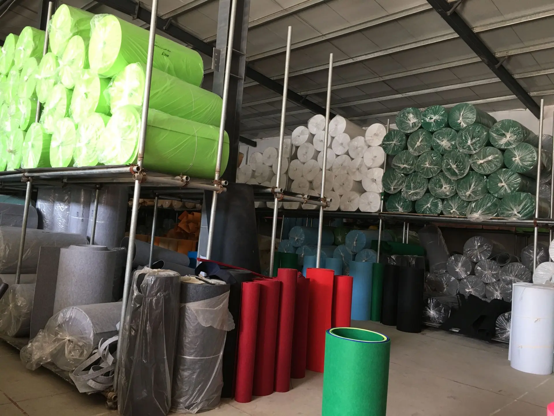 Низкая цена, Высококачественная войлочная ткань, рулон частей, промышленный войлок, полиэстер, Нетканый красочный войлок