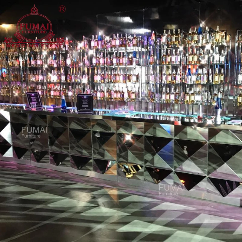  Rhombus rectangle bar furniture modern mirror