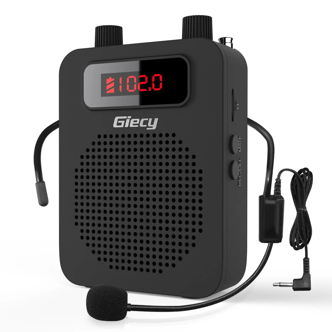 
Giecy 103 Best Selling Wireless Teachers Waistband Voice Amplifier with Head Worn Mic 