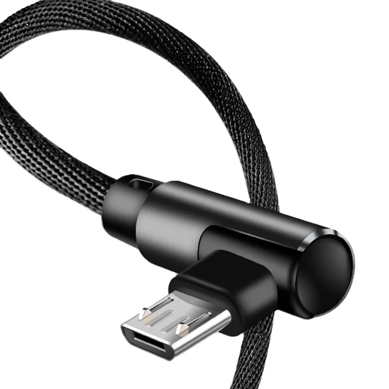 
Новый дизайн, быстрое зарядное устройство 90 градусов, кабель micro usb 