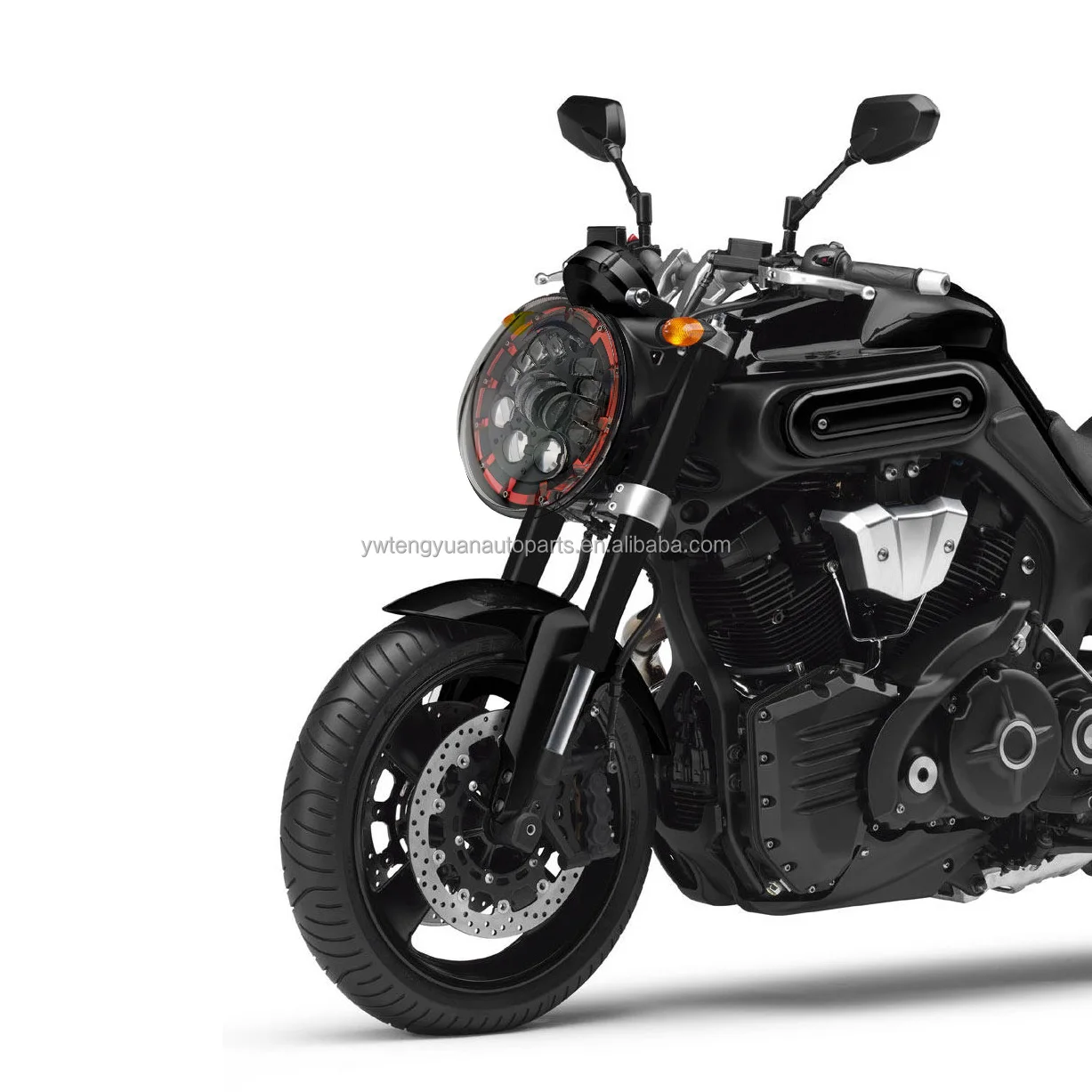 Good Quality 84W RED YELLOW WHITE motorcycles Car Led Headlight Car Led Headlight 7 Inch Round Led Headlight