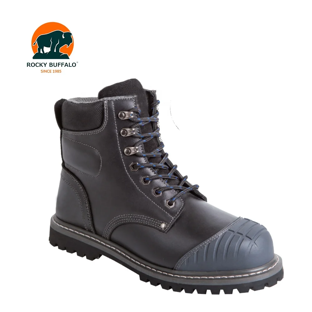 Rocky Buffalo Classic Goodyear Welted Safety Dealer Boot Selling High Quality Goodyear Welding Safety Boots