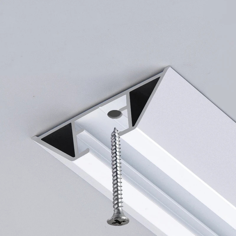 IKSUN Factory supply heavy duty aluminium curtain Rail stage ceiling mounted curtain track hotel V shaped curtain track
