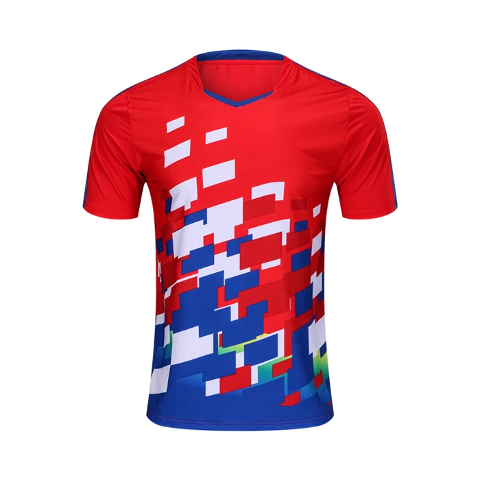 Спортивные футболки из полиэстера с принтом на заказ, быстросохнущая форма, сублимационная Команда Унисекс, Джерси для бадминтона