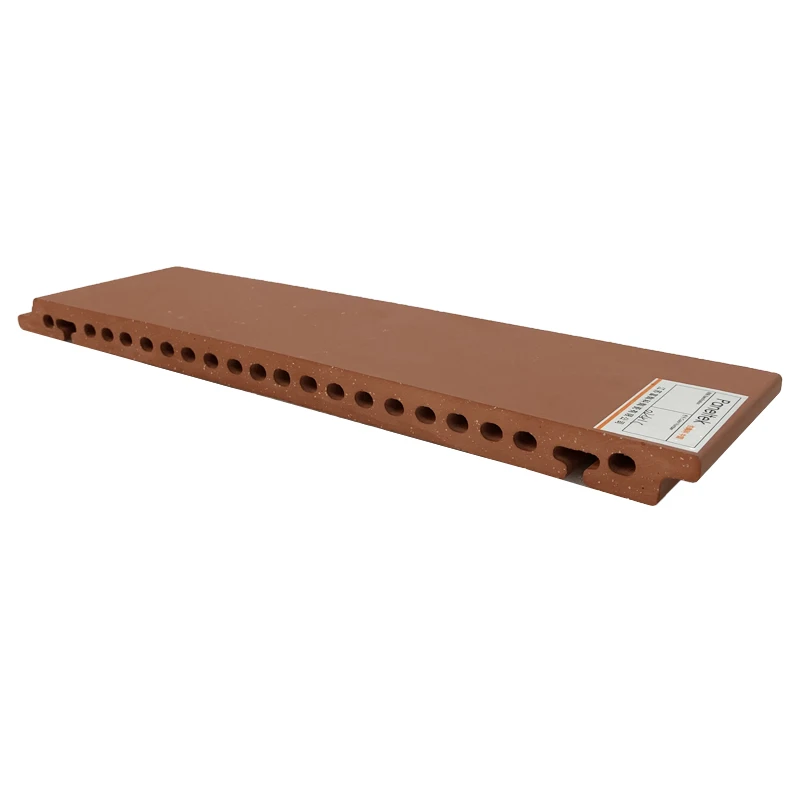 Exterior building material 18mm terracotta panel wall cladding for hospital exterior faced