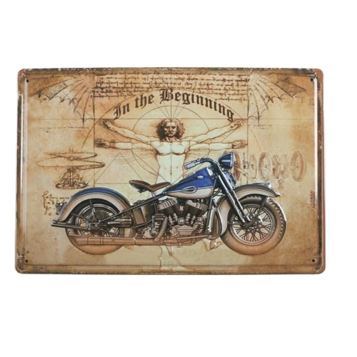 
Wall Plaque Customized Garage Advertising Logo Vintage Retro Metal Tin Sign 