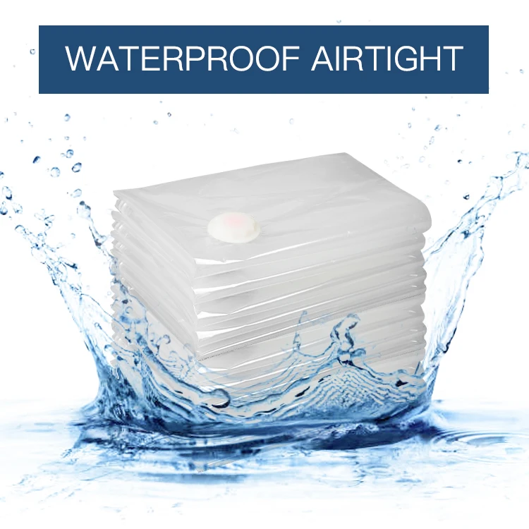 Factory Direct Space Saver Air Vacuum Bag Waterproof Bag Clothes Vacuum Reusable Vacuum Bag For Clothes With Pump