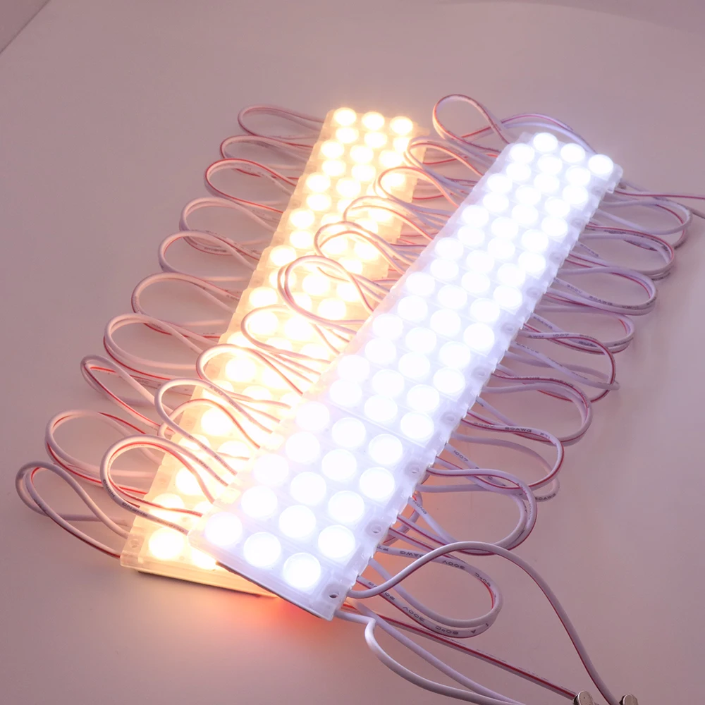 Mini Led Injection Module 12v 3leds 1.5w Channel Blister Letters Advertising Box Outdoor Smd 2835 Led Module