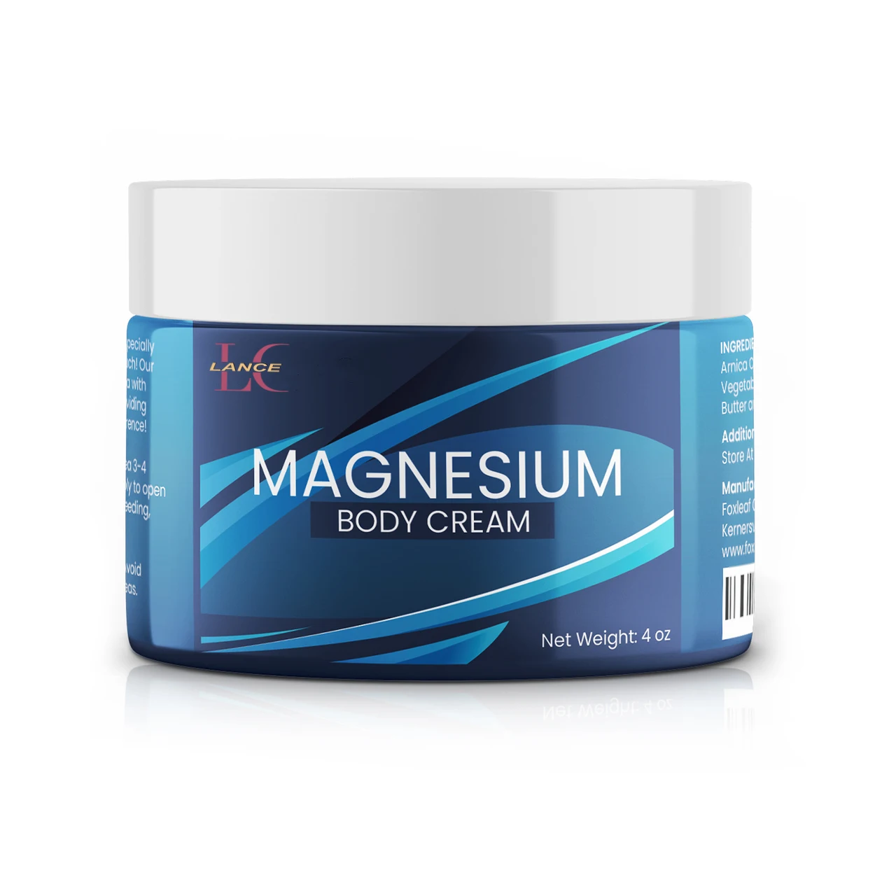 Lance Private Label Magnesium Body Cream Help Soothe Muscles Promote Relaxation Natural Magnesium Cream For Better Sleeping