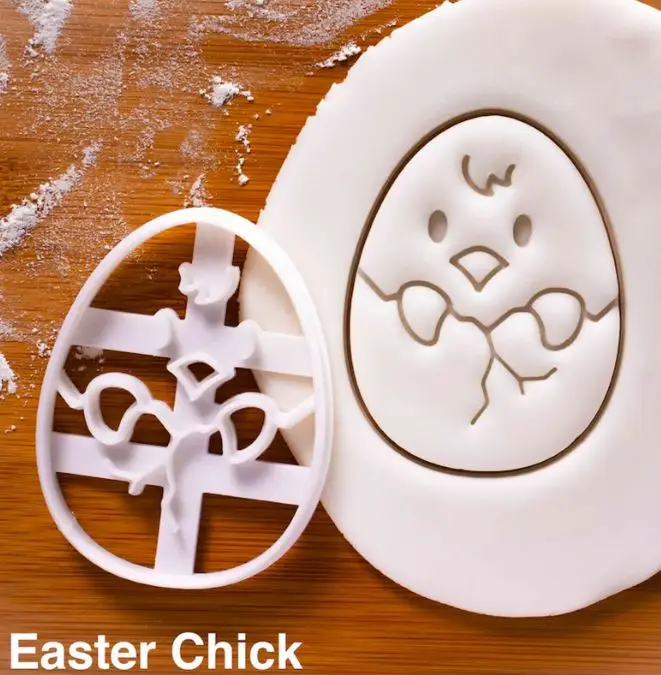 Cake Tools Easter Bunny Rabbit Chick Bunny Egg Plastic Mold Decorating Cupcake Decorating Fondant Tool Easter Mold