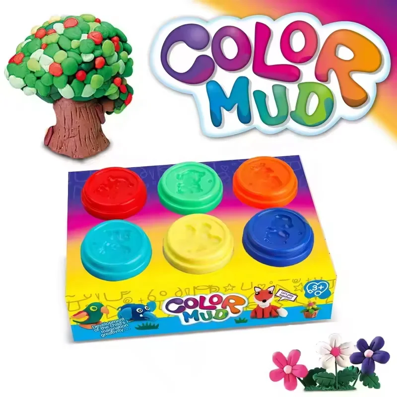 DIY Plasticine colored clay creation kindergarten early education children hands-on training toys wholesale 2024