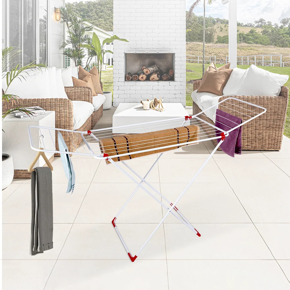 Good Quality 18M steel colorful coating folding clothes dryer