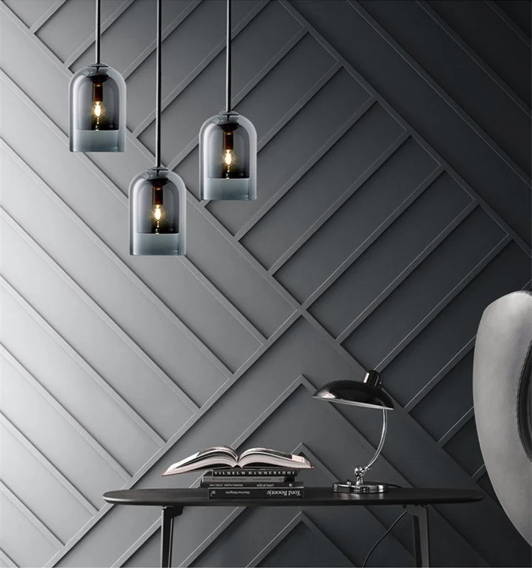 JYLIGHTING Modern Pendant Light Glass Chandelier Modern Light Luxury Art Chandelier Creative Kitchen Restaurant Bedside Droplight lamp