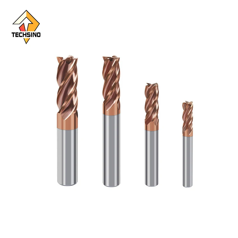 Cemented Tungsten Carbide Indexable Cutters Flatten Square Solid End Mill Deep Groove Milling Cutter