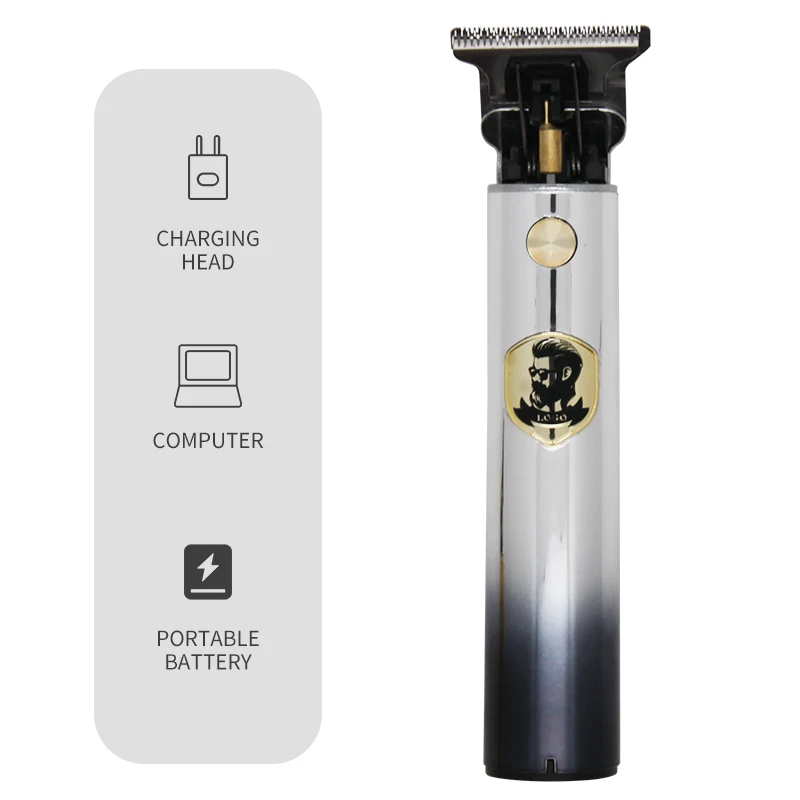 2021 New Professional Shaver Beard Barber 0mm Cutting Machine For Men Haircut Style Power Display Hair Trimmer