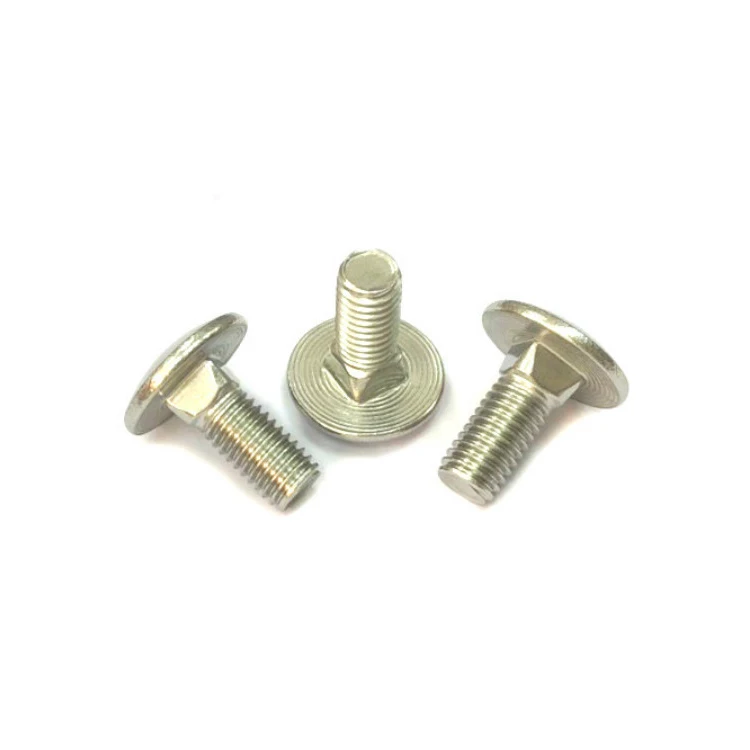 A2 A4 stainless steel 304 316 DIN 603 carriage bolts with ISO certification