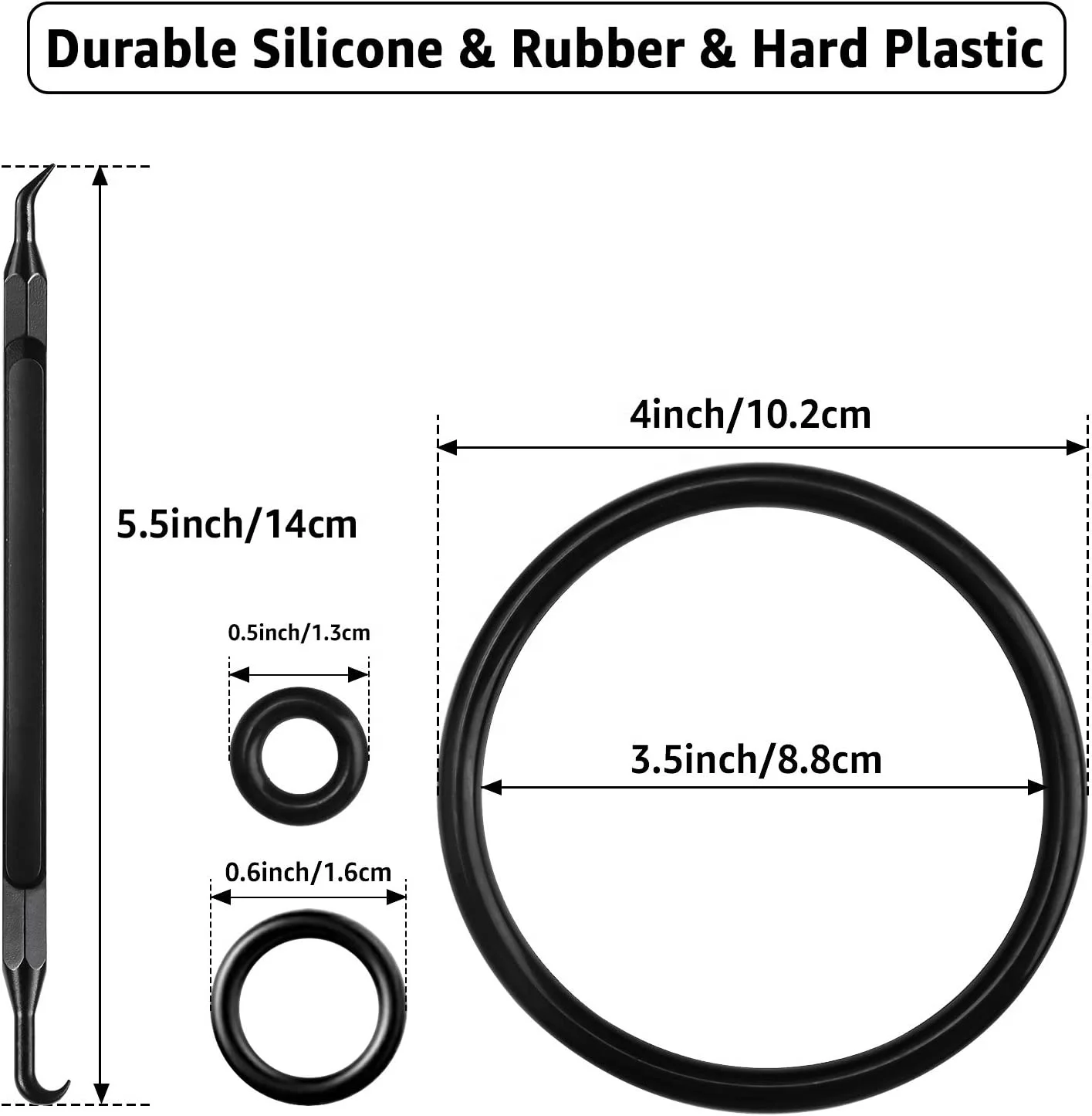 Homebrew Gasket Set, 20 Pieces Corny Kegging Sealing O-Ring Replacement Beer Soda Washer Kit for Cornelius Keg Lid Ball Lock Keg