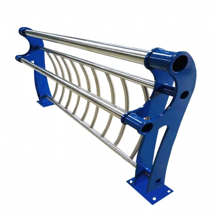 Steel traffic safety barrier bridge guardrail beautiful decorative bridge guardrail