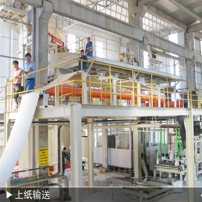 High Productivity Easy Maintenance And Upkeep Gypsum Wall Ligne De Production De Plaques De Platre Plasterboard Production Line