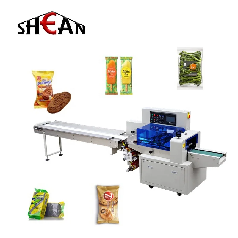 Vegetable fruit mushroom potato pepper Multi-functional flow pillow wrapping bag packing machine