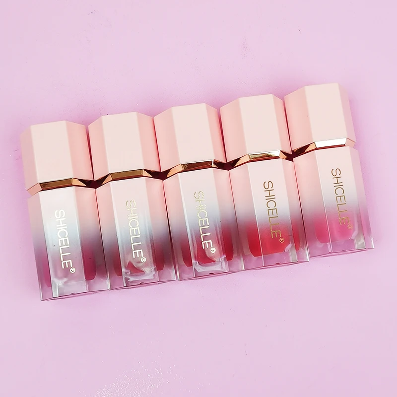 SHICELLE Hot Selling Cheek Wholesale Private Label OEM Vegan Cruelty Free Liquid Velvet Blusher Stamp Liquid Cream Blush