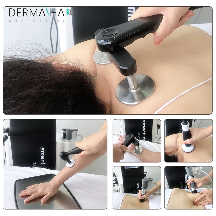 3 In 1 Back Knee Pain Relief Ems Rf CET RET Smart Tecar Wave Therapy Machine Tecar Ultrasound Therapy 3 Handles With Shockwave