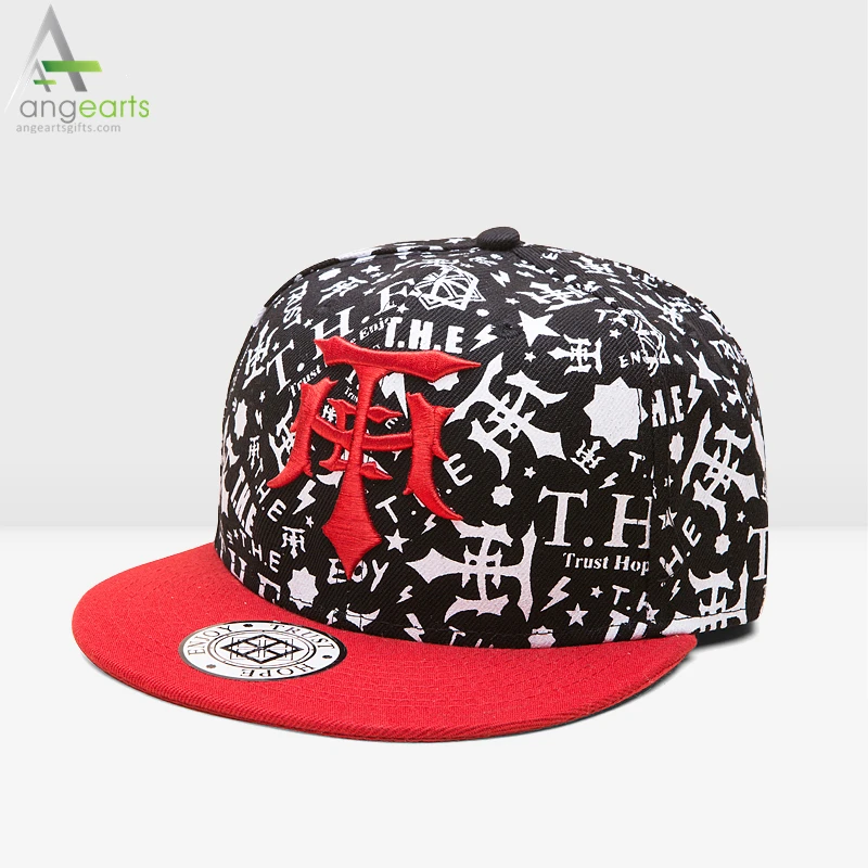 Custom Beautiful Printed Baseball Cap 3D Embroidery Snapback Hat Personalized Fashion Hip-hop Cap Wholesale Adult & Child Cotton