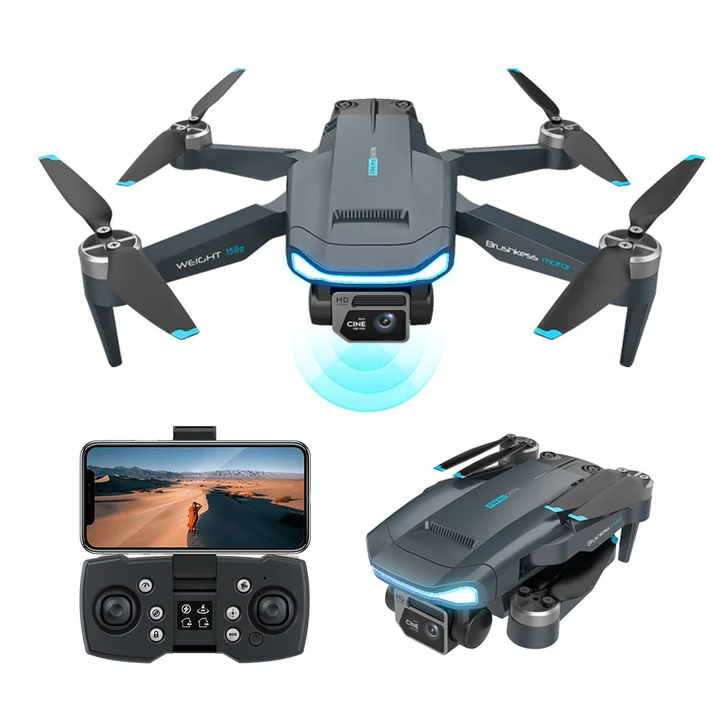 F194 Foldable Mini Battery Module Drone Brushless Motor Drones 4k Profesional Mini Drone