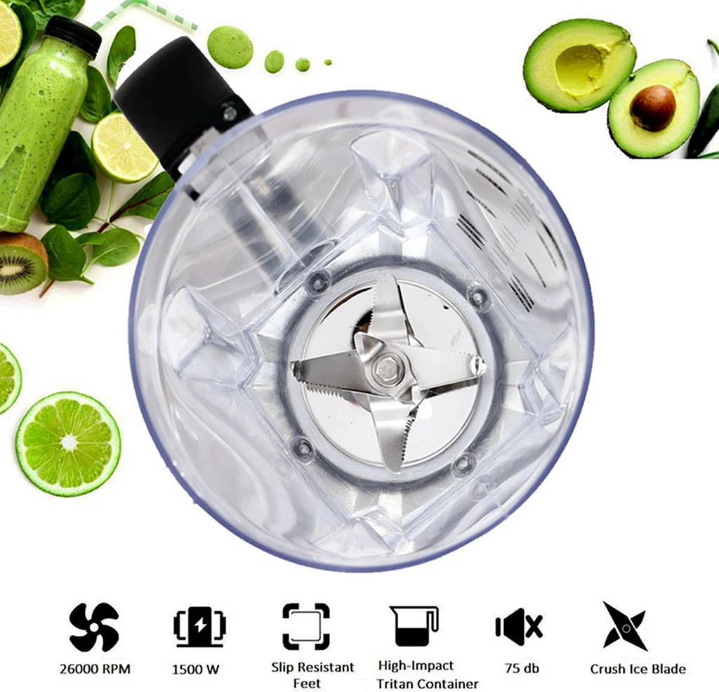 Высокоскоростной кухонный миксер для смузи, вакуумный кухонный блендер