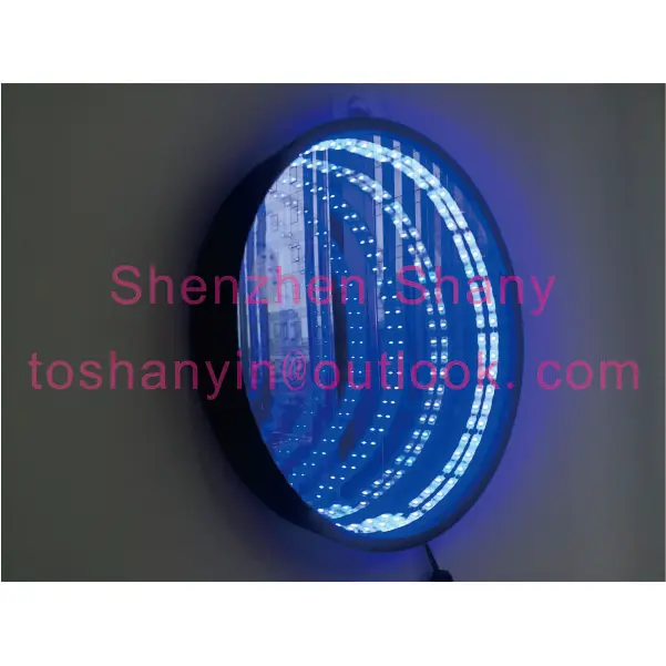 Hot selling tunnel wall infinity mirror illusion with low price