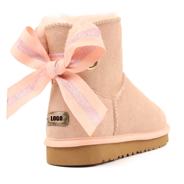 
Wholesale Top Quality Australia Women Sheepskin Snow Boots 