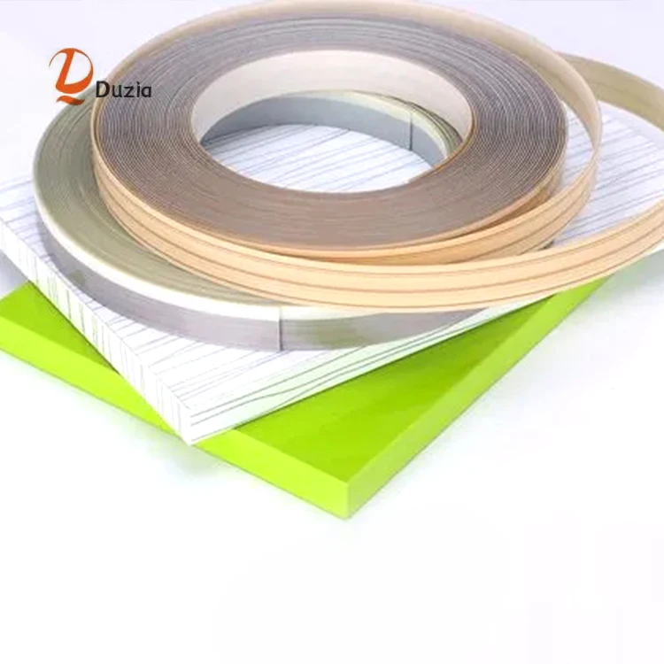 Inlay Furniture Accessories ABS/Acrylic/PVC Edge Banding High Quality Edge Banding Tape Tapacanto Pvc Edge for Cabinets