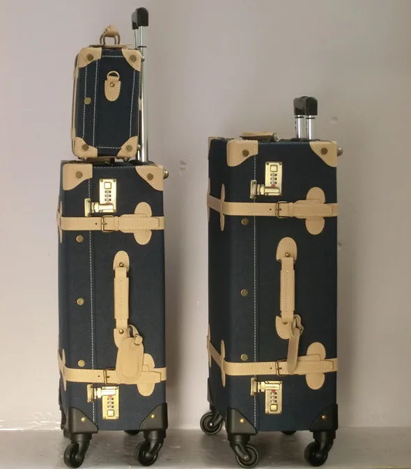 Student Girls Fancy Storage box Wooden Trunk