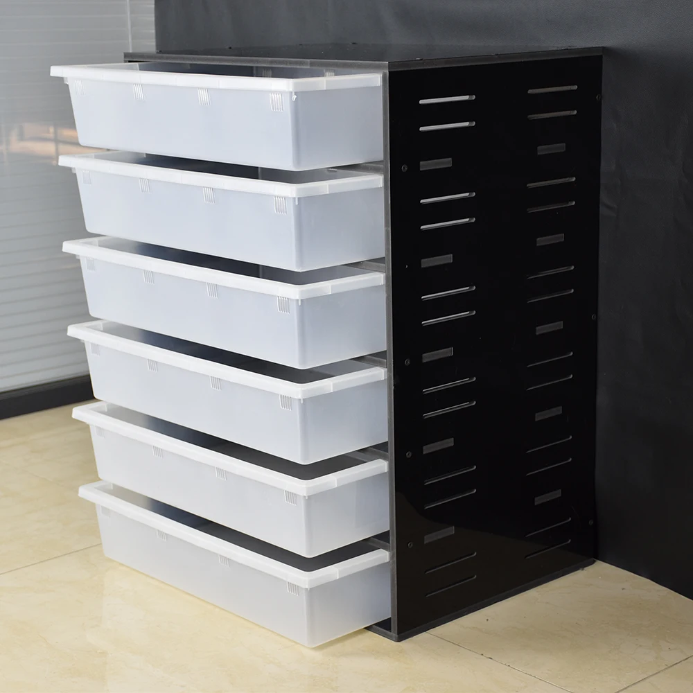 High cost performance snake reptiles bins pvc feeding reptile ball python plastic tubs snake breeding racks