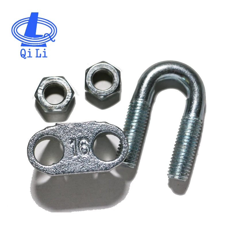 Rigging hardware Din741 wire rope clip