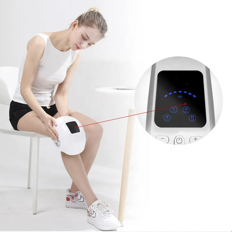 KIKI NEWGAIN Electric Laser Massager Machine Cleared Magnetic Therapy Knee Massager