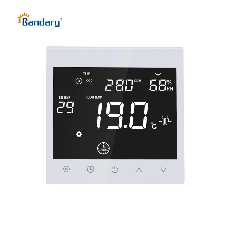 Tuya WiFi Smart Touch Screen Thermostat Electric Floor Heating Water Floor Heating Gas Boiler Thermostat Temperature Controller