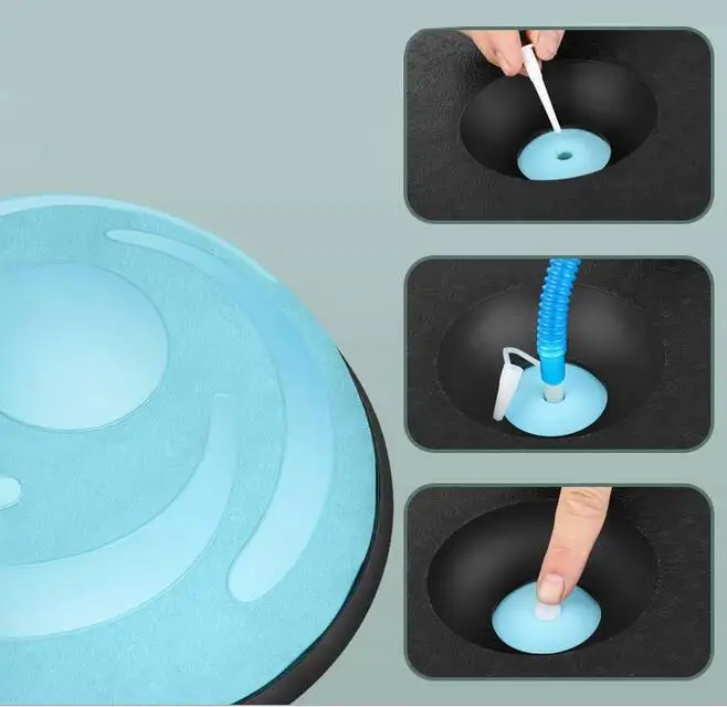 New Design Half Balance Trainer Hemisphere Ball With Handles For Yoga Pilates Exercise