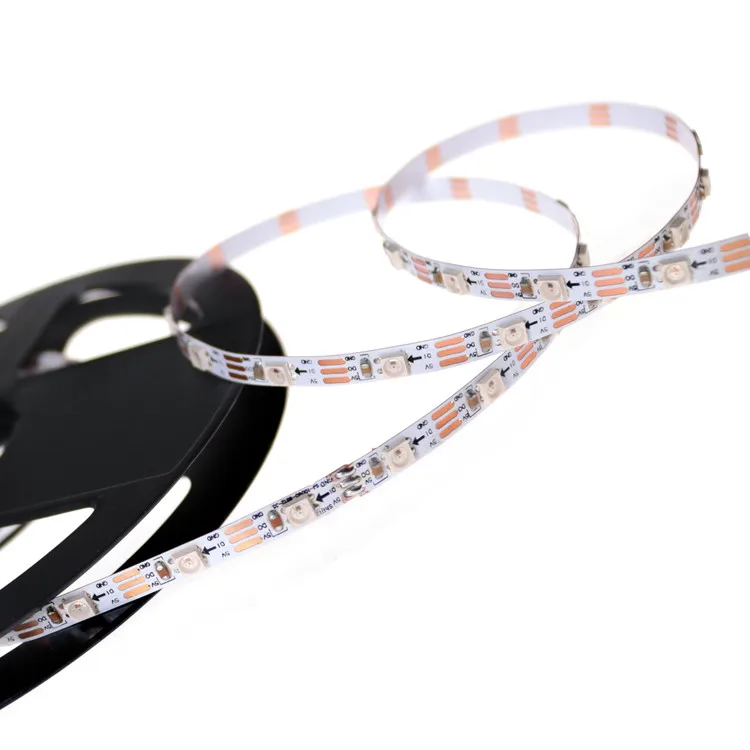 60pcs LED SMD 3535  LED Superfine 5mm width RGB Light Strip with SK6812 Chip For decoration DC5V