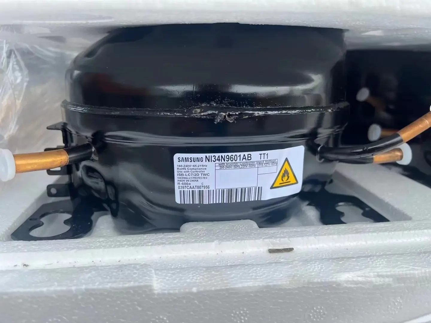 Premium Refrigeration Compressor 134a 600a Zel 1/3 1/4 1/6 1/5 hp