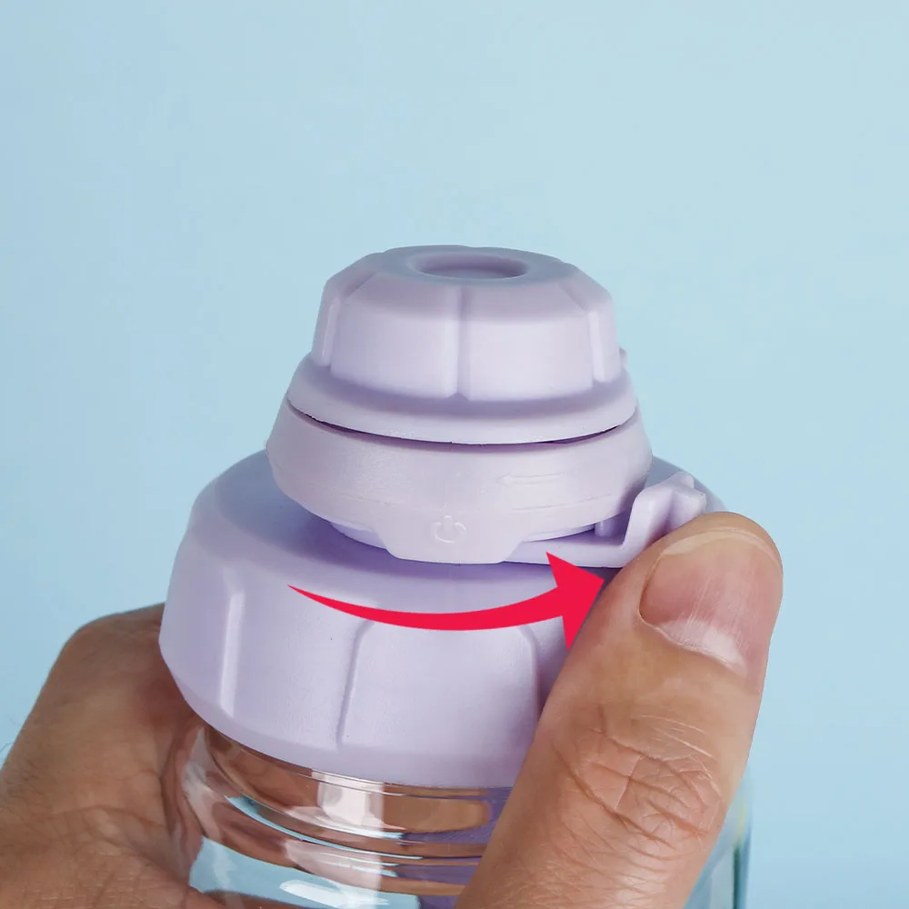 700ml Clear travel Drink WaterBottle Motivational Mouth Outdoor Sports Plastic Transparent Water Bottle