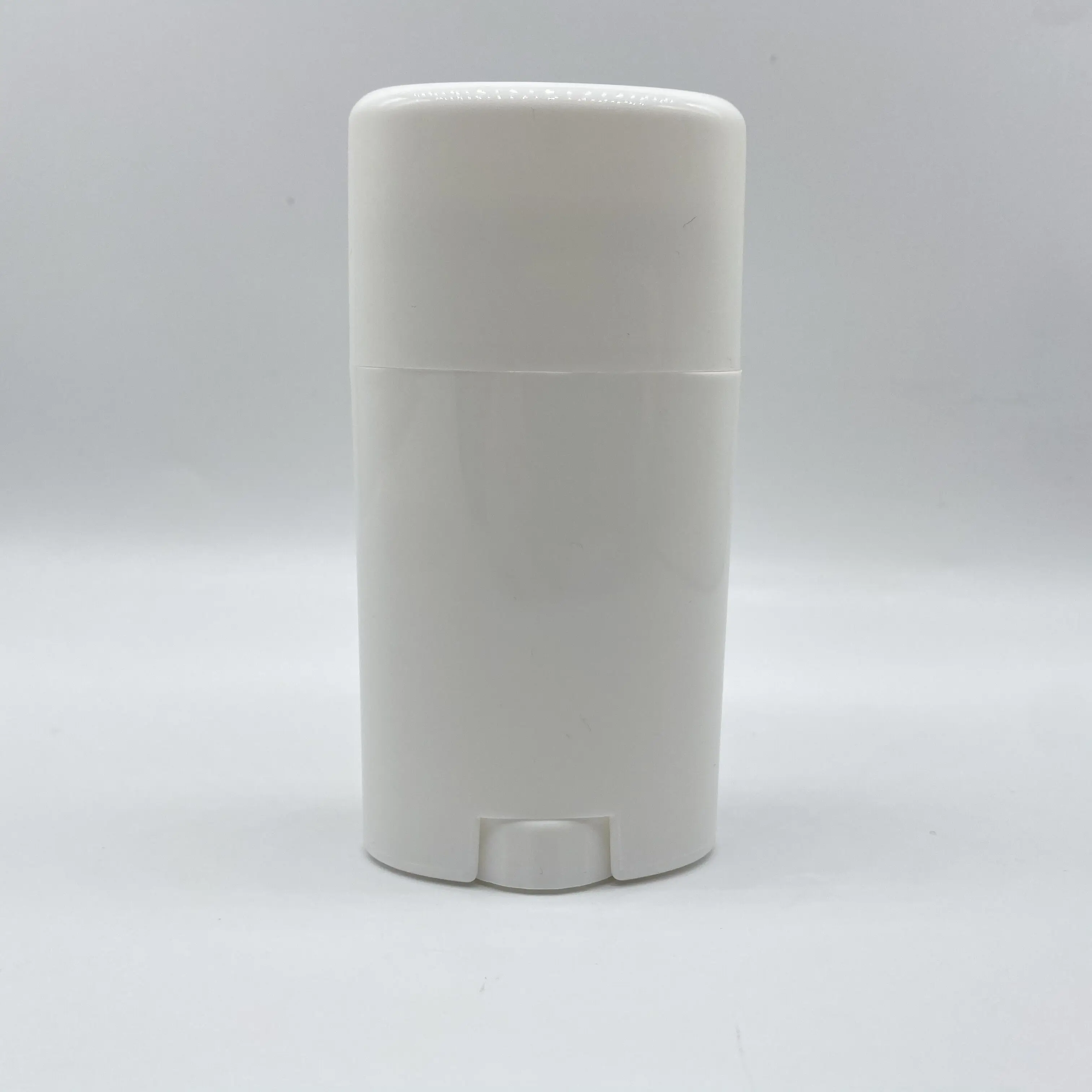 Empty Bottle 15g 30g 50g 75g Wax Solid Cream Oval Flat Plastic Tubes/ Twist Up Container for Deodorant